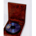 Rosewood Finish Desk CD Case